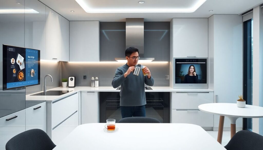 История кухонной мебели: от термуса до встроенных систем - иллюстрация