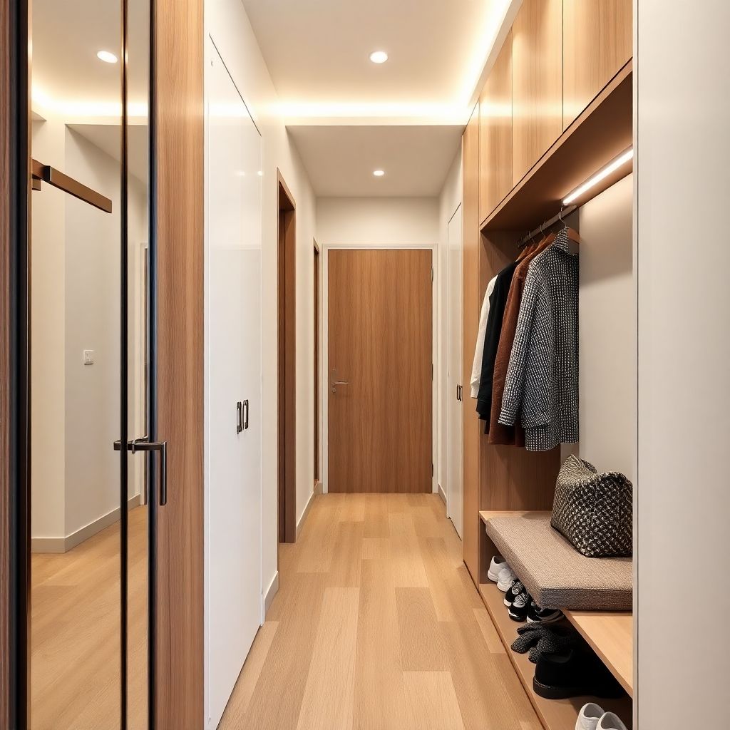 Креативные решения для хранения в узких прихожих: идеи и советы дизайнеров