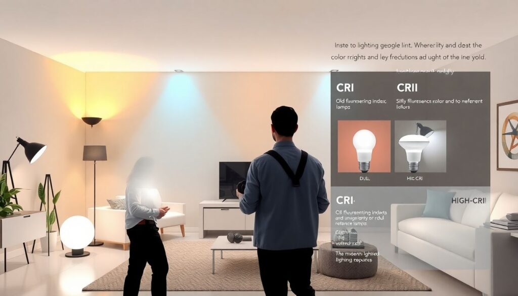 Влияние источников света на восприятие цвета - иллюстрация