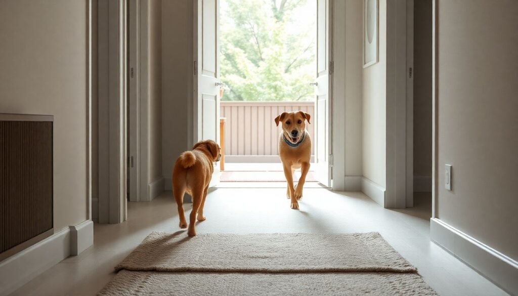 Учет потребностей питомцев в дизайнерских пространствах - иллюстрация