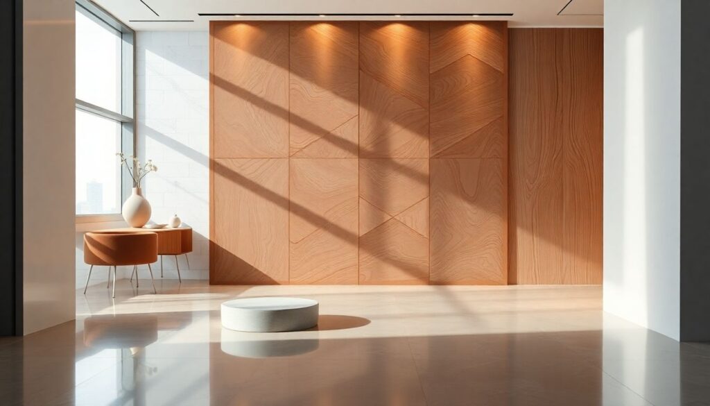 Комбинирование глянца и матовых фактур в дизайне - иллюстрация