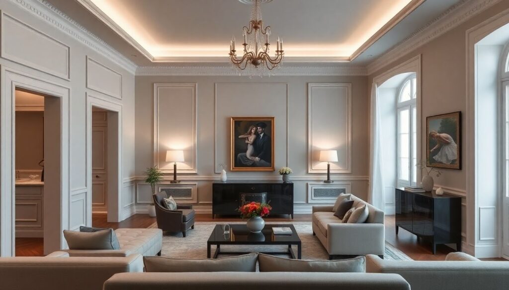 Элементы классического стиля в современном жилище: от архитектуры к деталям - иллюстрация