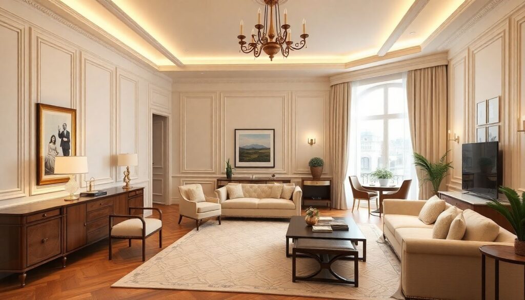 Элементы классического стиля в современном жилище: от архитектуры к деталям - иллюстрация