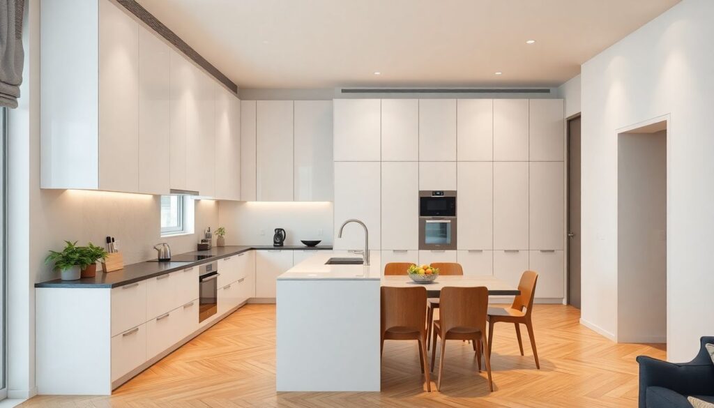 Рациональная планировка кухни: советы по зональному разделению - иллюстрация