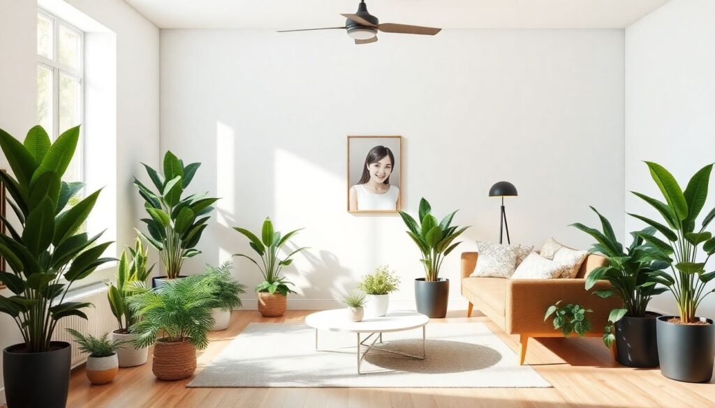 Сад в интерьере: роль зелени в домашних пространствах - иллюстрация