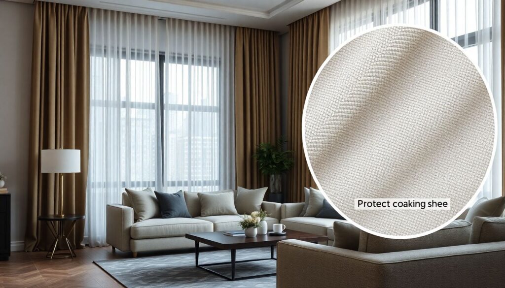 История текстиля в интерьере и современные ткани - иллюстрация