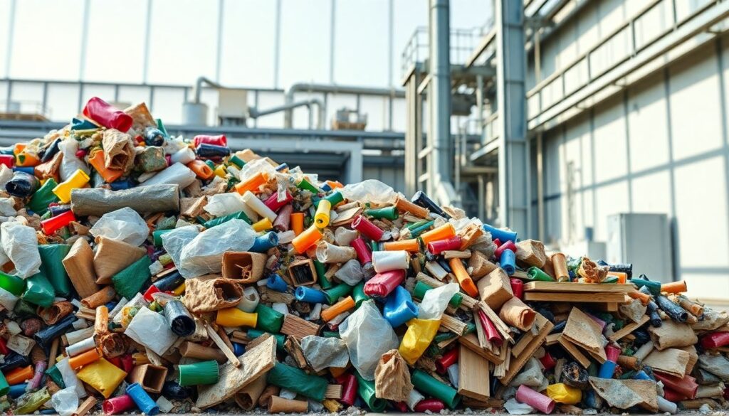 Мебель из переработанных материалов и экологичный дизайн - иллюстрация