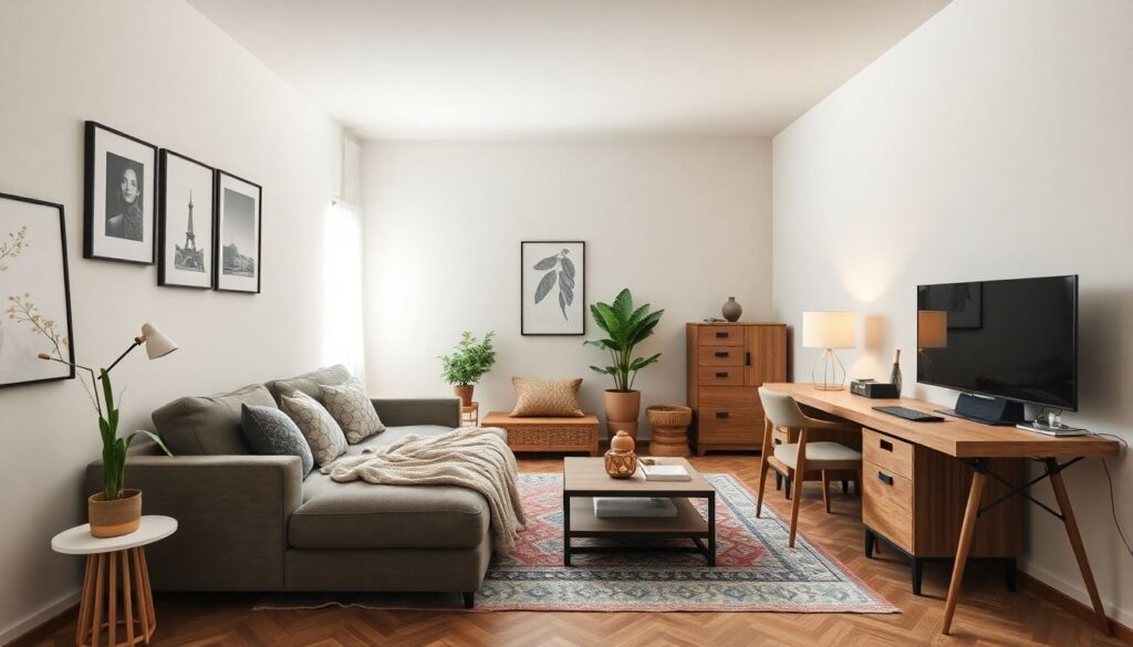 Преобразование маленьких комнат: советы по зонированию - иллюстрация