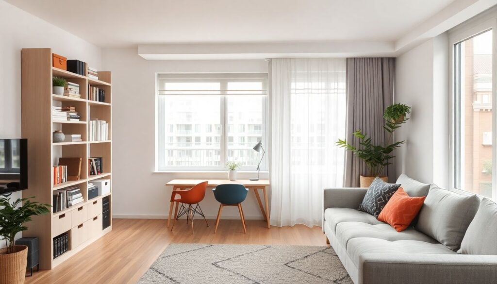 Преобразование маленьких комнат: советы по зонированию - иллюстрация