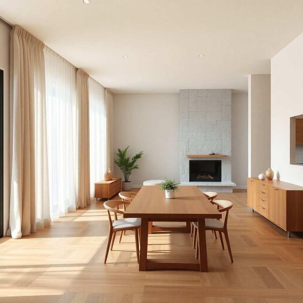 Натуральные материалы в интерьере: камень, дерево и лен для уютного дома