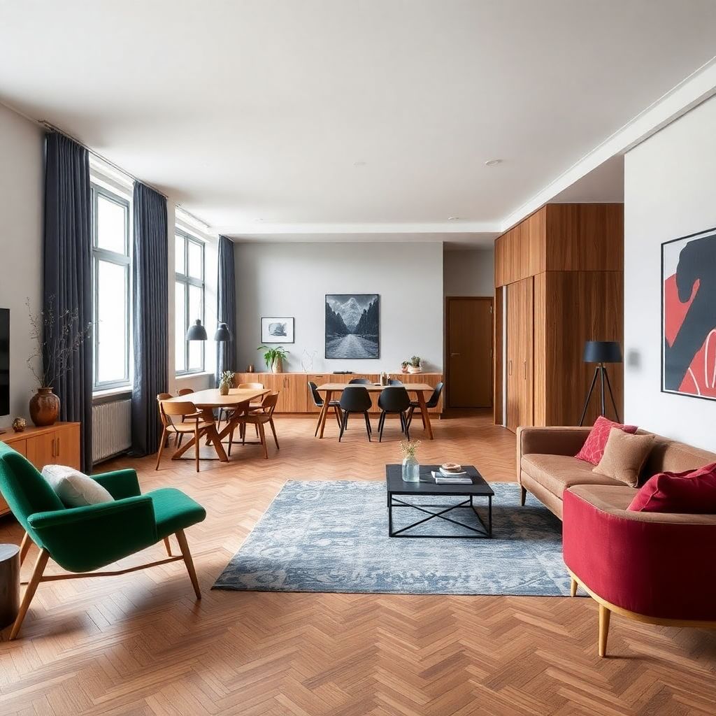 Техника совмещения стилей без перегруженности в интерьере квартиры